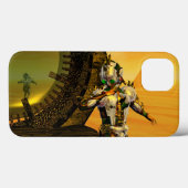 CYBORG TITAN, DESERT HYPERION Science Fictionサイエンス Case-Mate iPhoneケース (裏面 (横))