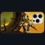 CYBORG TITAN, DESERT HYPERION Science Fictionサイエンス iPhone 15 Pro Maxケース<br><div class="desc">黄色芸術的、緑、茶色、白の色でカラフルと明るいSF画像。彼の反射クロムメタリックなキャラペ鮮やかースとHyperionからのタイタンのサイボーグは、ピラミッドと超現実的な環境で、熱い太陽、エジプトの風景に似た砂漠、3D映画Hyperion Worldからのアニメーションフレーム。クリスマスや休日、特別な機会に贈る美しい贈り物でもある。</div>