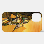 CYBORG TITAN, DESERT HYPERION Science Fictionサイエンス Case-Mate iPhoneケース (裏面 (横))
