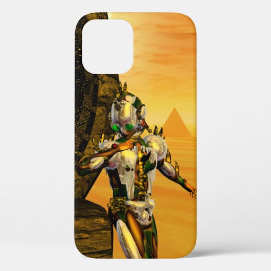CYBORG TITAN, DESERT HYPERION Science Fictionサイエンス Case-Mate iPhoneケース (裏面)