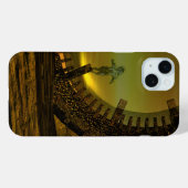 CYBORG TITAN, DESERT HYPERION Science Fictionサイエンス Case-Mate iPhoneケース (裏面 (横))