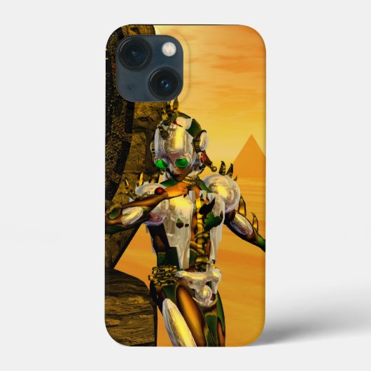 CYBORG TITAN, DESERT HYPERION Science Fictionサイエンス Case-Mate iPhoneケース (裏面)