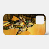 CYBORG TITAN, DESERT HYPERION Science Fictionサイエンス Case-Mate iPhoneケース (裏面 (横))