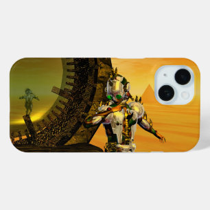 CYBORG TITAN, DESERT HYPERION Science Fictionサイエンス iPhone 15ケース