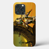 CYBORG TITAN, DESERT HYPERION Science Fictionサイエンス Case-Mate iPhoneケース (裏面)