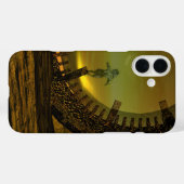 CYBORG TITAN, DESERT HYPERION Science Fictionサイエンス Case-Mate iPhoneケース (裏面 (横))