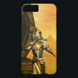 CYBORG TITAN, DESERT HYPERION Science Fictionサイエンス iPhone 8 Plus/7 Plusケース<br><div class="desc">黄色芸術的、緑、茶色、白の色でカラフルと明るいSF画像。彼の反射クロムメタリックなキャラペ鮮やかースとHyperionからのタイタンのサイボーグは、ピラミッドと超現実的な環境で、熱い太陽、エジプトの風景に似た砂漠、3D映画Hyperion Worldからのアニメーションフレーム。クリスマスや休日、特別な機会に贈る美しい贈り物でもある。</div>