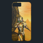 CYBORG TITAN, DESERT HYPERION Science Fictionサイエンス iPhone 8 Plus/7 Plusケース<br><div class="desc">黄色芸術的、緑、茶色、白の色でカラフルと明るいSF画像。彼の反射クロムメタリックなキャラペ鮮やかースとHyperionからのタイタンのサイボーグは、ピラミッドと超現実的な環境で、熱い太陽、エジプトの風景に似た砂漠、3D映画Hyperion Worldからのアニメーションフレーム。クリスマスや休日、特別な機会に贈る美しい贈り物でもある。</div>