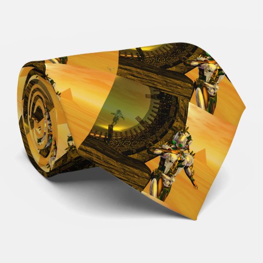 CYBORG TITAN IN THE DESERT OF HYPERION, Sci-Fi ネクタイ (ロール)