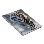 Cyborg white tiger notebook ノートブック (右側)