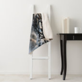 Cyborg white tiger Sherpa blanket cybernetic wildl シェルパブランケット (インサイチュ)