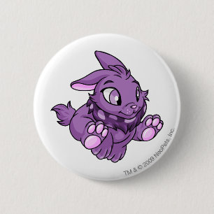 Cybunnyの紫色 缶バッジ