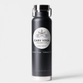 CYCブラック熱水ボトル ウォーターボトル (正面)