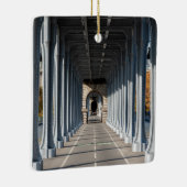Cycle Path on the pont Bir-Hakeim - Paris, France セラミックオーナメント (右)