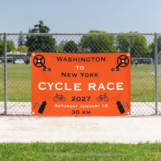 Cycle Race 横断幕 (インサイチュ)