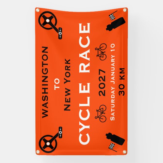 Cycle Race 横断幕 (縦)