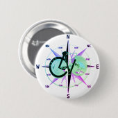 CycleNuts 2021トレイルがボタンを押すところ 缶バッジ (正面&裏面)