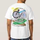 CycleNuts NEWS目的地のツアー Tシャツ (裏面)