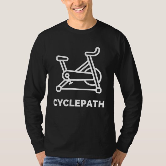 Cyclepath Stationary Bike Spinning Class Cycling W Tシャツ (正面)