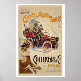 Cycles and Automobiles Cottereau et Cie, Dijon ポスター