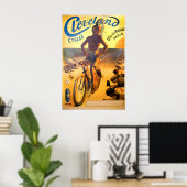 Cycles Cleveland ヴィンテージポスター ポスター (ホームオフィス)