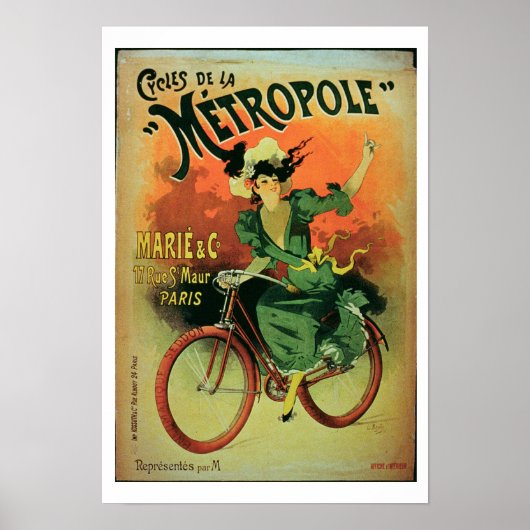『Cycles de La Metropole』（カラーリッツ） ポスター (正面)