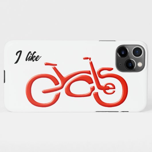 Cycles Fahrrad Velo - Covering / Hülle iPhoneケース (裏面横)