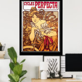 Cycles Perfecta ビンテージ広告ポスター ポスター (ホームオフィス)