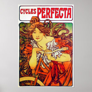 Cycles Perfecta, Mucha ポスター