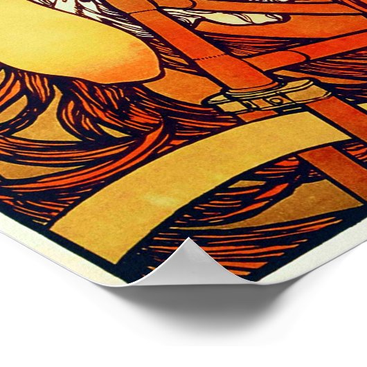 Cycles Perfecta, Mucha ポスター (角)