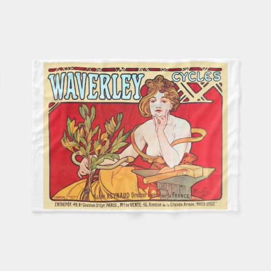 Cycles Waverley、ミュシャ フリースブランケット (正面(横))
