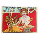 Cycles Waverley、ミュシャ ラージペーパーバッグ (裏面)