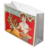 Cycles Waverley、ミュシャ ラージペーパーバッグ (裏面アングル)