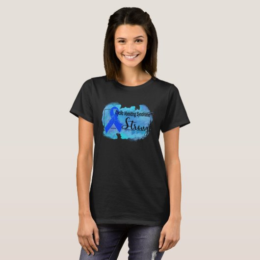 cyclic vomiting syndrome Awareness Tシャツ (正面フル)