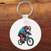 Cycling Bulldog キーホルダー (正面)
