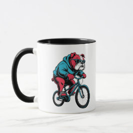Cycling Bulldog マグカップ