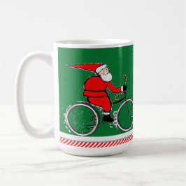 Cycling Christmas Holiday コーヒーマグカップ