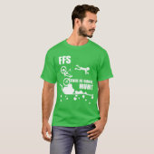 Cycling Crash Funny Mountain Biking FFShis Is Gonn Tシャツ (正面フル)