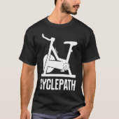 Cycling Cyclepath  cyclists gym instructors Tシャツ (正面)