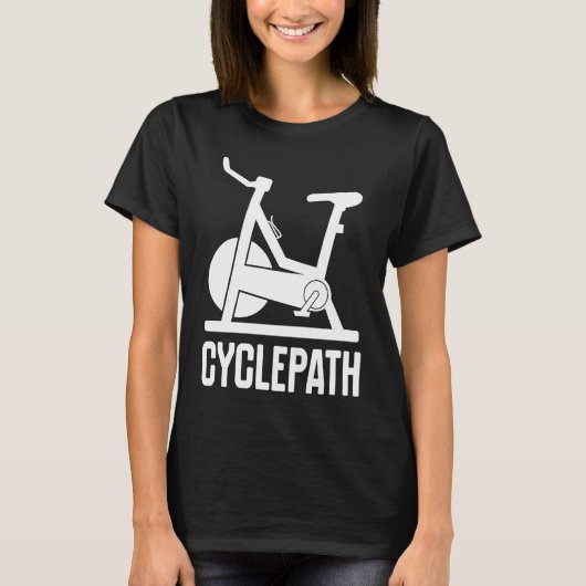 Cycling Cyclepath  cyclists gym instructors Tシャツ (正面)