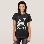 Cycling Cyclepath  cyclists gym instructors Tシャツ (正面フル)