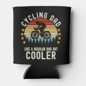 Cycling Dad Like a Regular Dad But Cooler Funny 缶クーラー (正面)