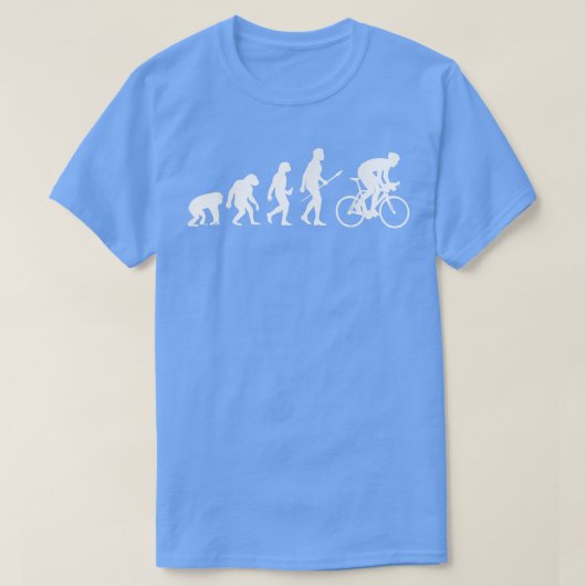 Cycling Evolution Funny Cycling Shirts Men Women K Tシャツ (デザイン正面)