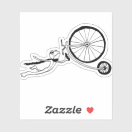 Cycling Frog シール
