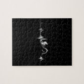 Cycling Heartbeat Racing Bicycle Mountain Bike ジグソーパズル (横)