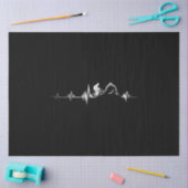 Cycling Heartbeat Racing Bicycle Mountain Bike 薄葉紙 (クラフト)