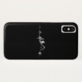 Cycling Heartbeat Racing Bicycle Mountain Bike Case-Mate iPhoneケース (裏面(横))