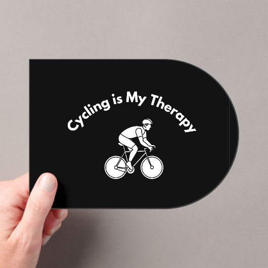 Cycling is My Therapy アクリル招待状 (インサイチュ (ポータブル))