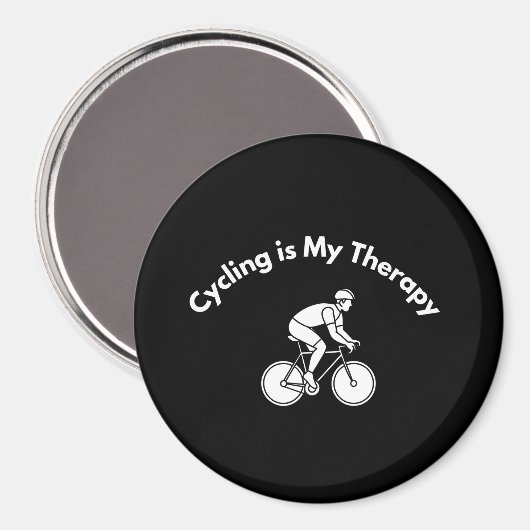 Cycling is My Therapy マグネット (正面/裏面)
