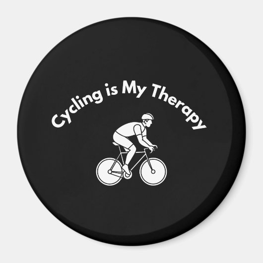 Cycling is My Therapy マグネット (正面)